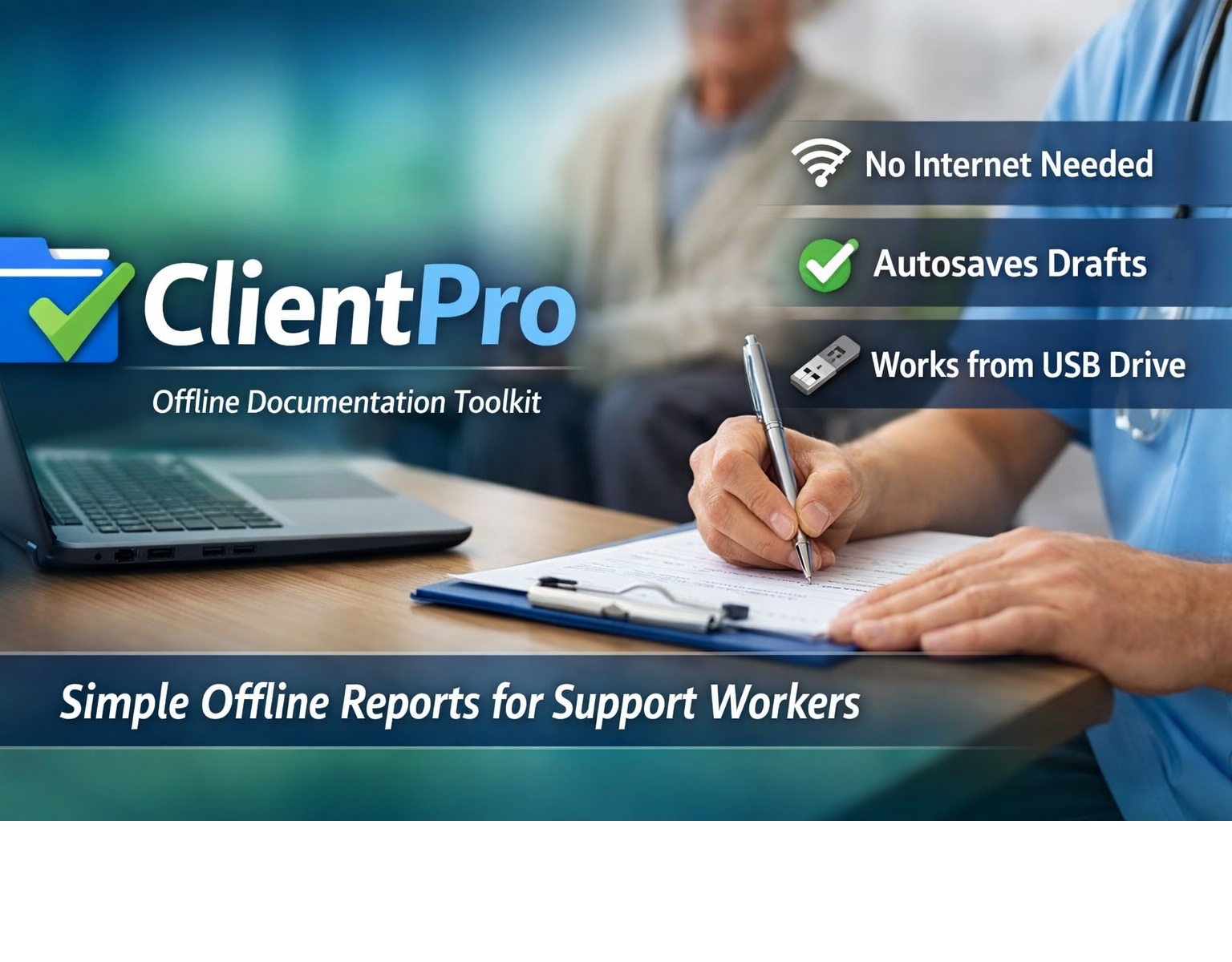 ClientPro - Offline Documentation Toolkit for Support Workers